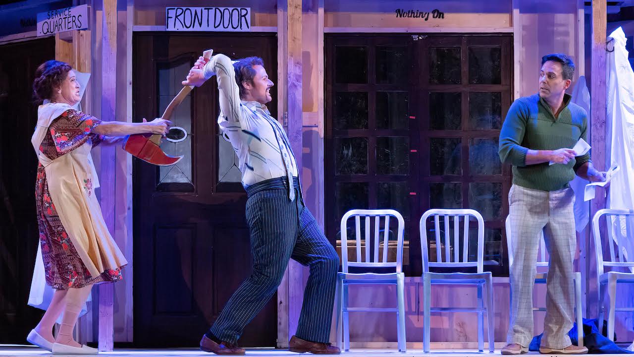 noises off review new orleans theater